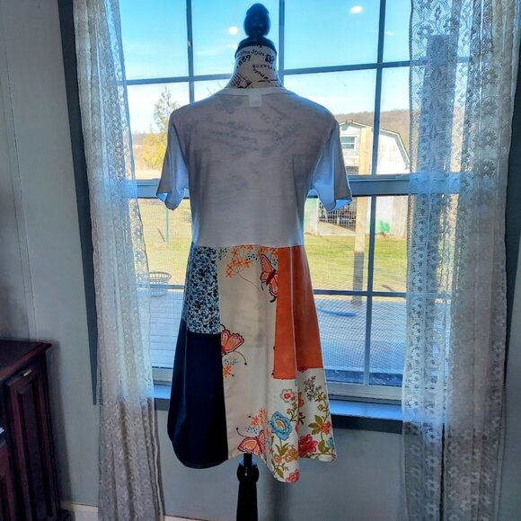 Upcycled Positive Energy Tee Dress S M - Picture 10 of 11